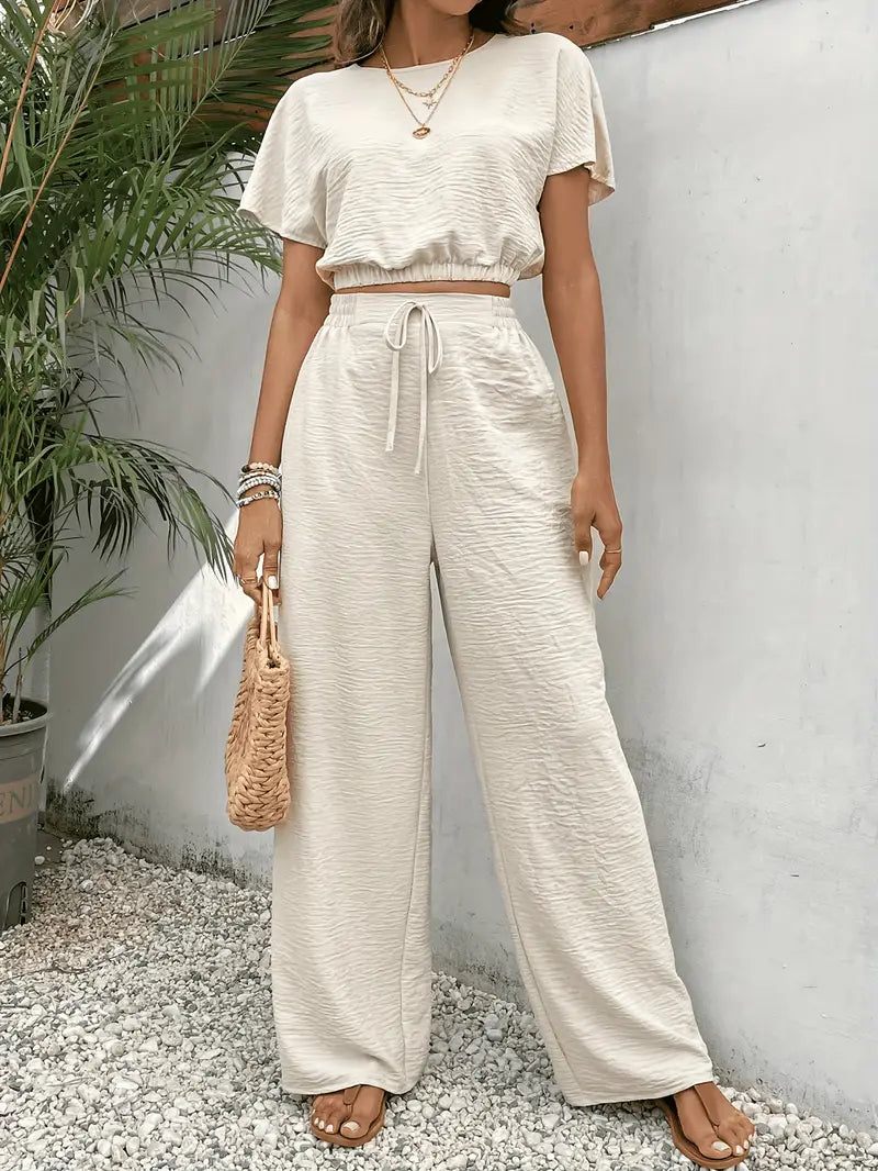 Sophia – Damen Leinen-Set