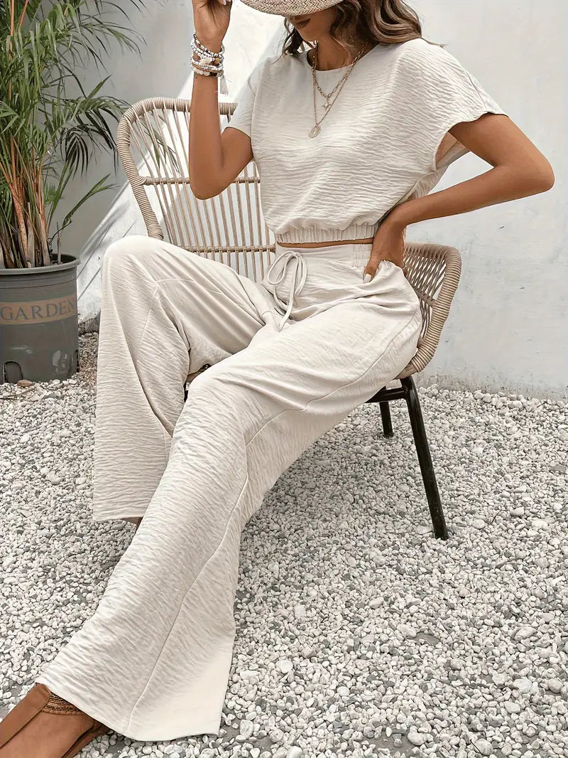 Sophia – Damen Leinen-Set